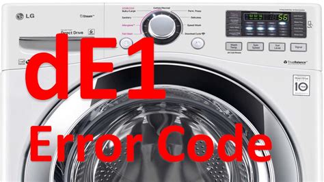 lg inverter direct drive washer ue code|LG Washer